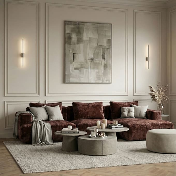 Visualize high detailed design of your interior space by Urosjovic | Fiverr