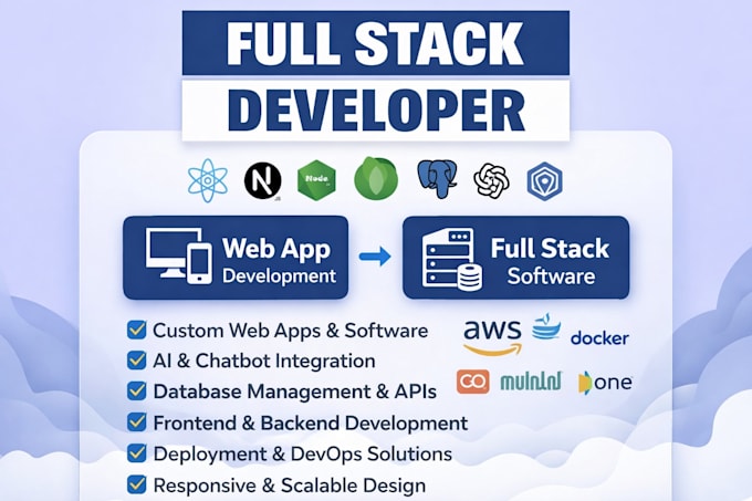build web apps and full stack software development solutions