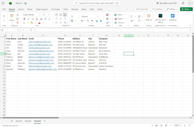 do careful and accurate data entry in excel google sheets