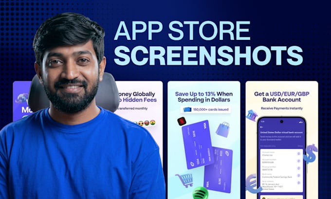 design high converting app store and google play screenshots