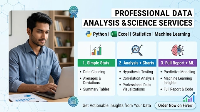 Realizar análisis de datos, estadísticas y visualización usando python.
