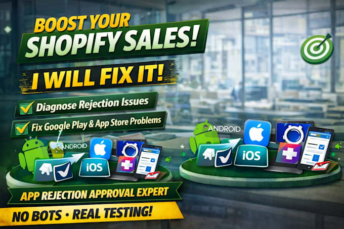 test your app fix google play fix app store rejection issues