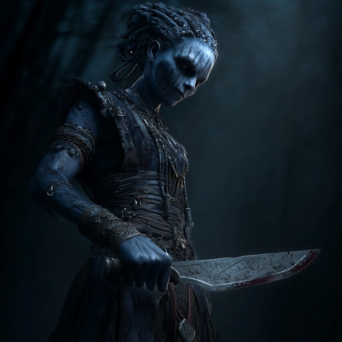 fantasy horror and fantasy horror character