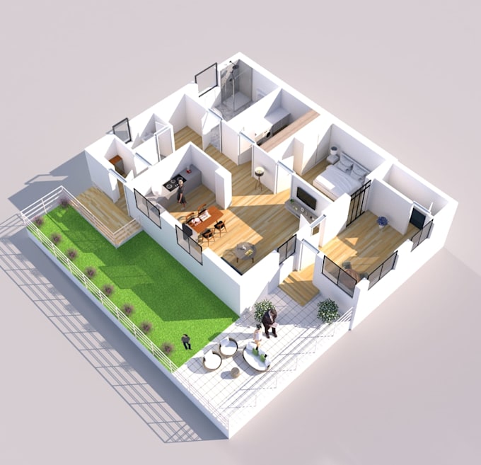 design 3d floor plans with furniture