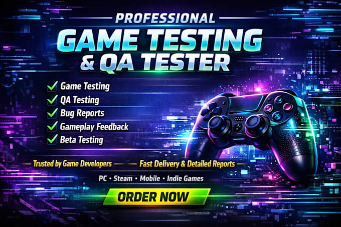 do game testing QA testing playtest and provide detailed bug report feedback