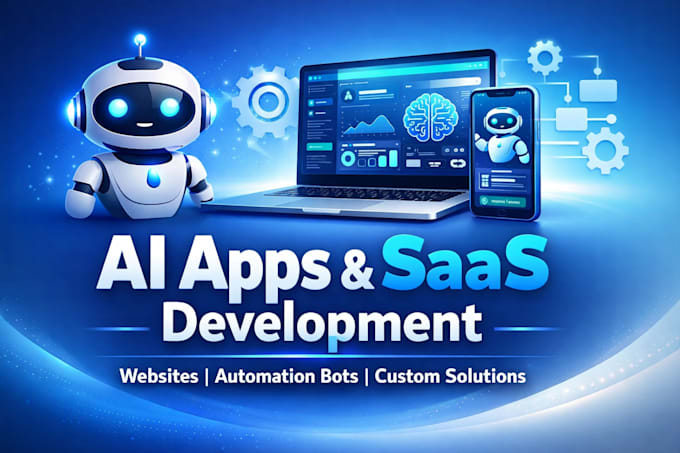 build ai saas, ai apps, ai websites and ai automation bots