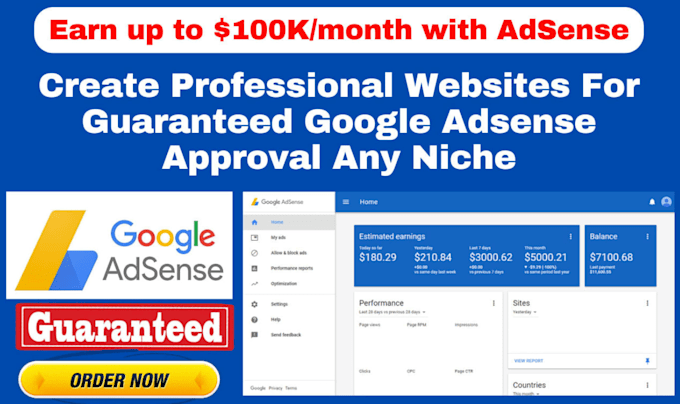 setup complete website for guaranteed google adsense approval for any niche