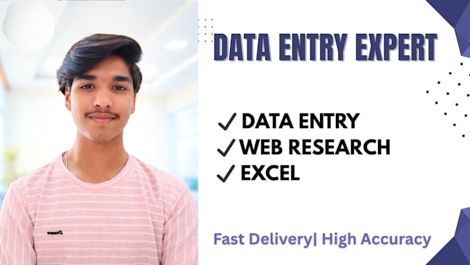 do data entry, excel work, copy paste and web research