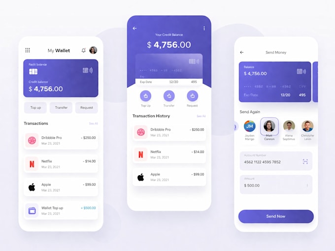 develop a wallet app with p2p lending features