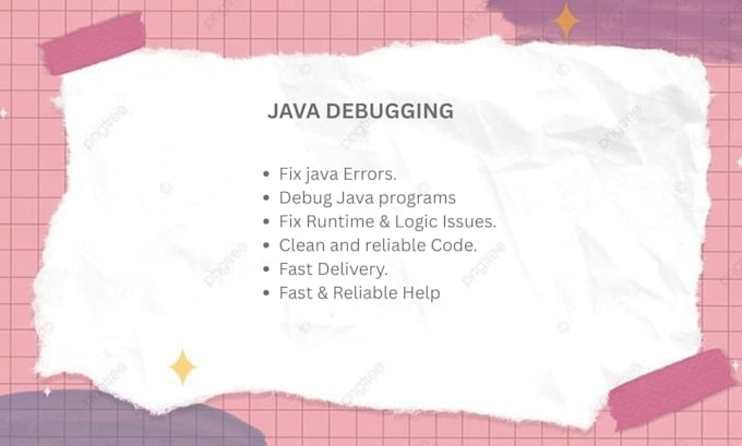 fix java bugs in your project