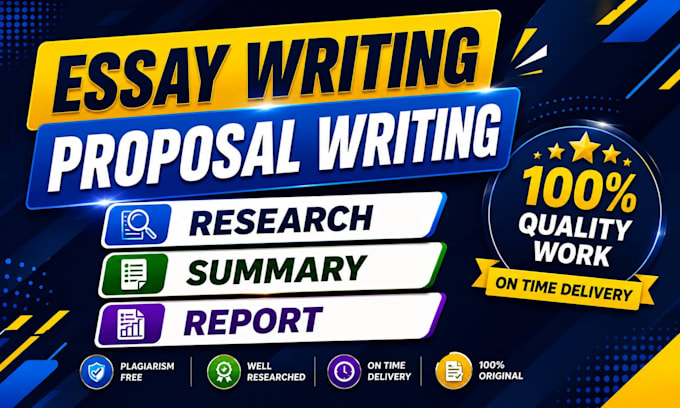 do essay writing as an essay writer and proposal writing expert