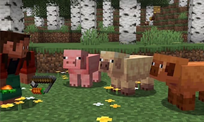 create minecraft skin for bedrock server and java, pvp