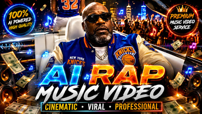create cinematic ai rap music video, drill, trap, afro rap animation