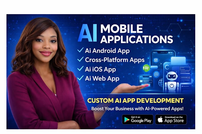 do ai mobile app chatbot saas web app ios android full stack development