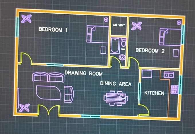 assure to provide 2d floor plans section elevation