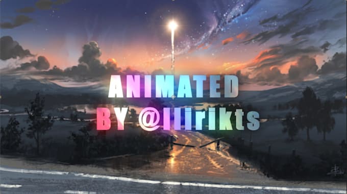 animate and loop your 2d image