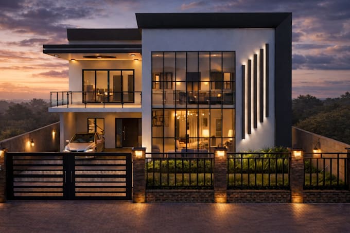 create 3d model and realistic rendering from 2d floor plan in sketchup