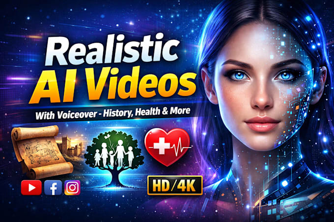 create realistic ai videos with voiceover
