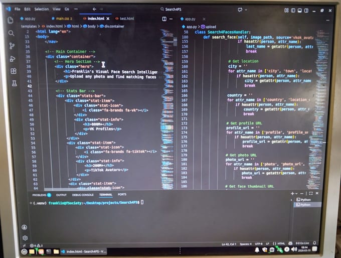 do python flask and django debugging and web developer