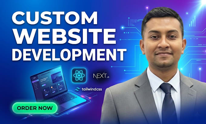do full stack web development build custom website as frontend backend develope