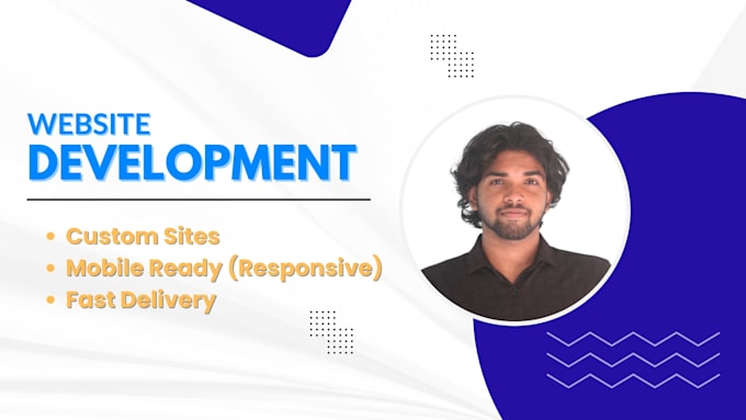 design and develop a modern responsive website as a full stack dev