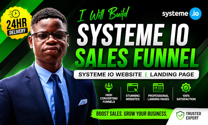 build systeme io sales funnel, systeme io website, systeme io landing page