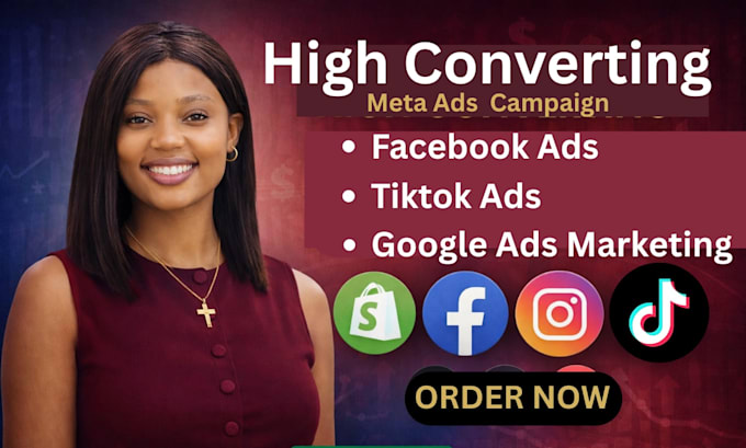 Run high converting shopify facebook ads and tiktok ads to boost ...