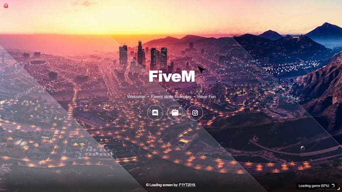 create professional fivem server trailer and custom loading screen