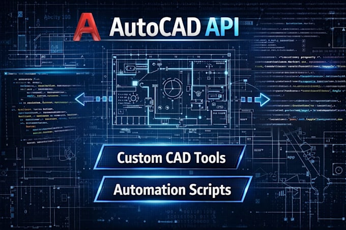 develop autocad API tools and custom cad automation scripts