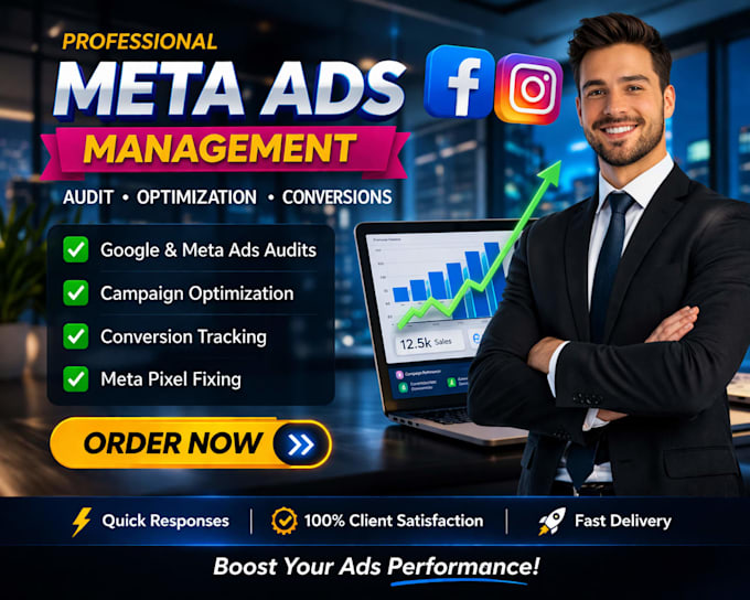 audit and optimize google ads, facebook ads, meta ads and conversion tracking