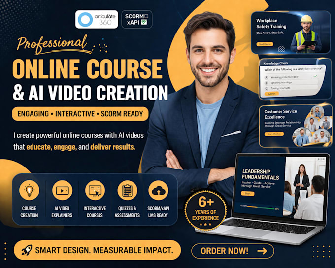 do interactive online onboarding course, employee training elearning course