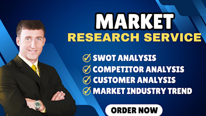 do market research, swot analysis and competitor analysis