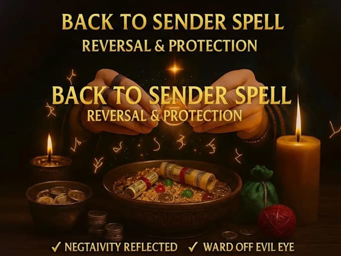 cast reverse curses, reflect negativity and send harm back