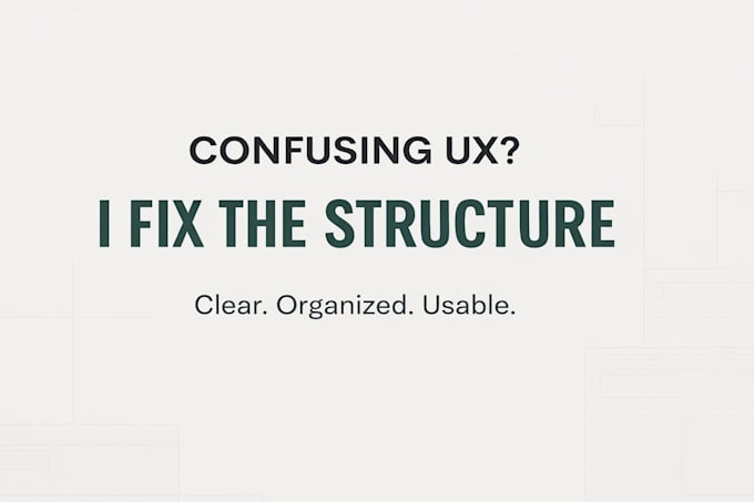 fix confusing UX with optimized UX and usability audit