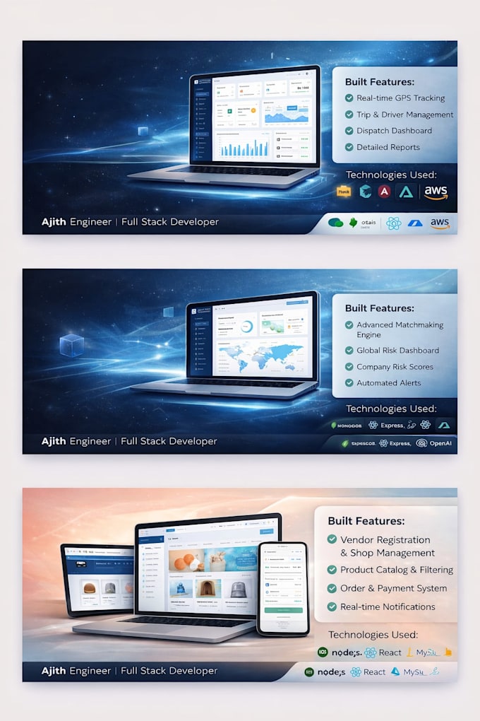 develop full stack web and mobile