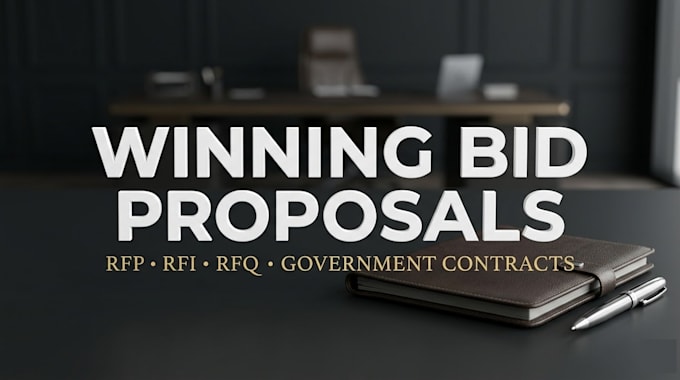 develop persuasive rfls, rfqs, and formal business proposals