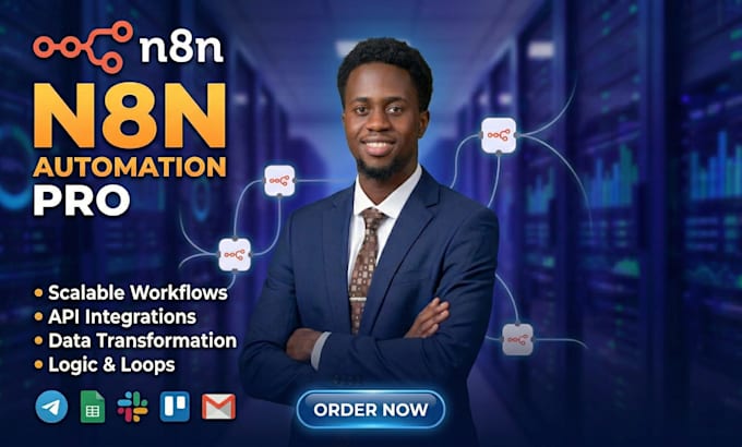 build advanced n8n automation workflows and API integrations