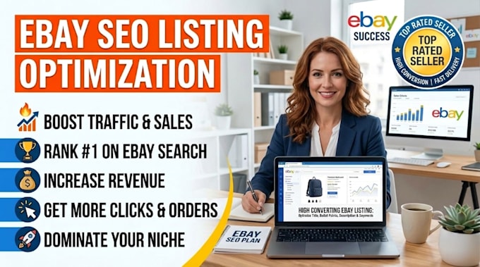 do ebay listing, SEO listing to increase sales and ranking