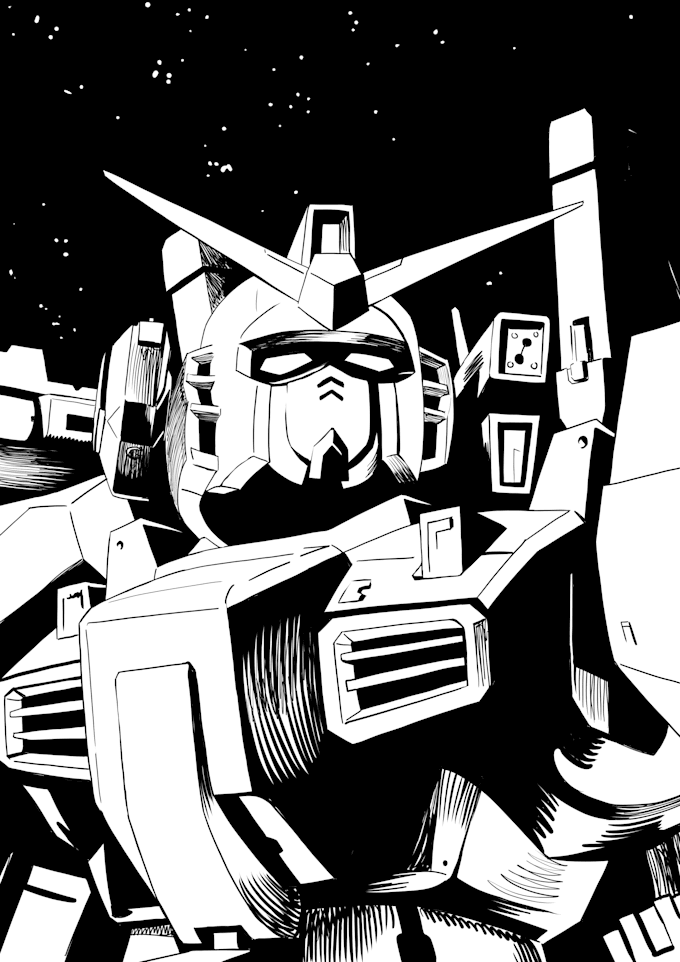 do noir gundam artworks