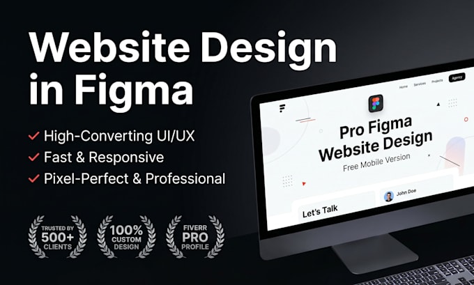Design a high converting modern website ui ux in figma by Vd_uiux | Fiverr