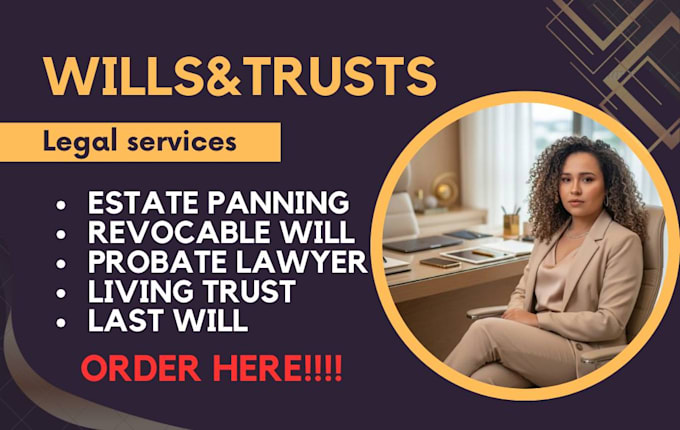 draft revocable, irrevocable, special needs, asset protection trusts plus wills