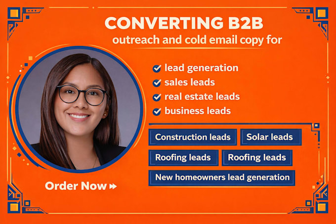 write converting  b2b outreach and cold email copy for lead generation