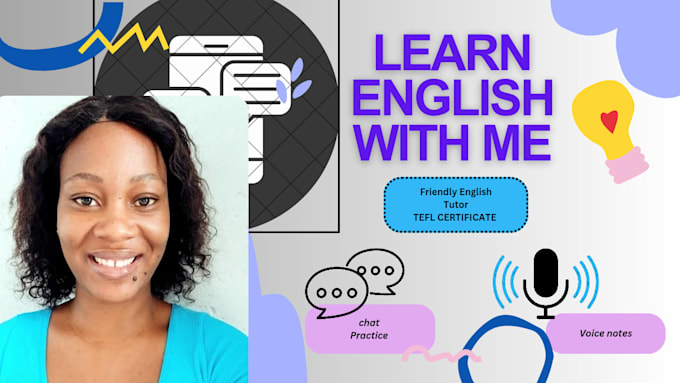 help you practice english through chat and voice notes