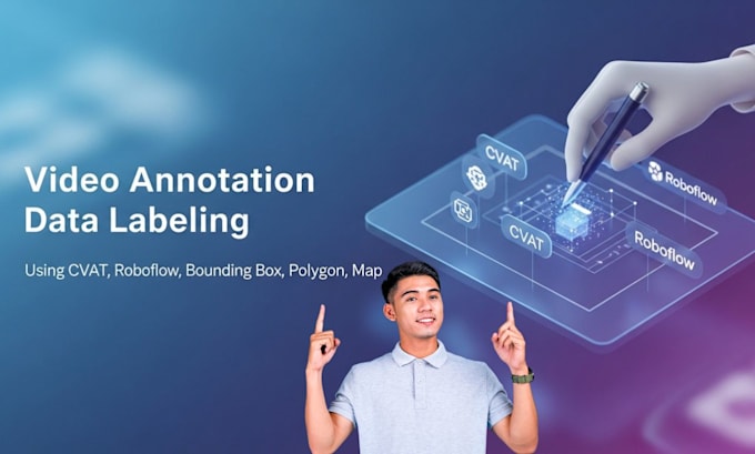 Do video annotation data labeling using cvat, roboflow bounding box ...