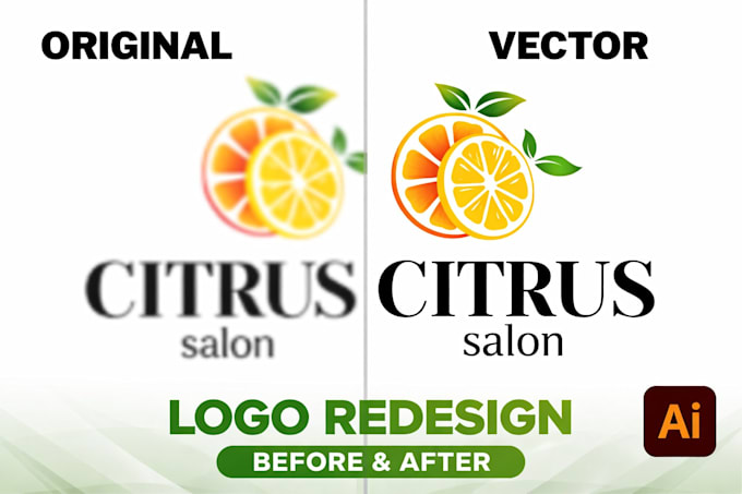 redesign or fix your logo professionally