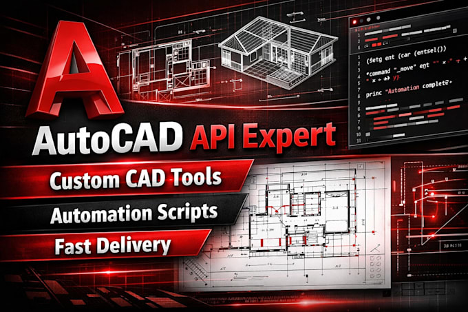 create autocad API plugins and automation tools for cad workflows