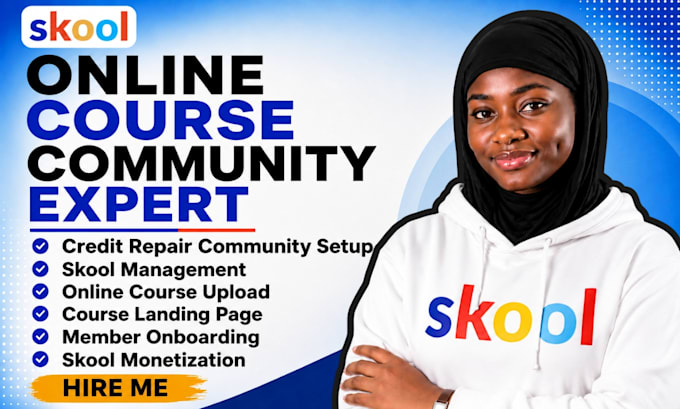 skool online community setup skool online course creation skool community setup