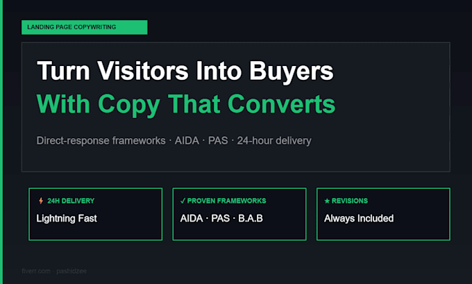 write converting landing page copy that gets you more sales fast