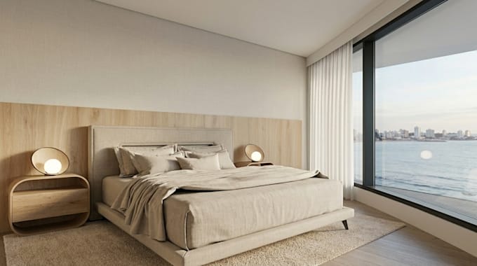 3d room visualization render