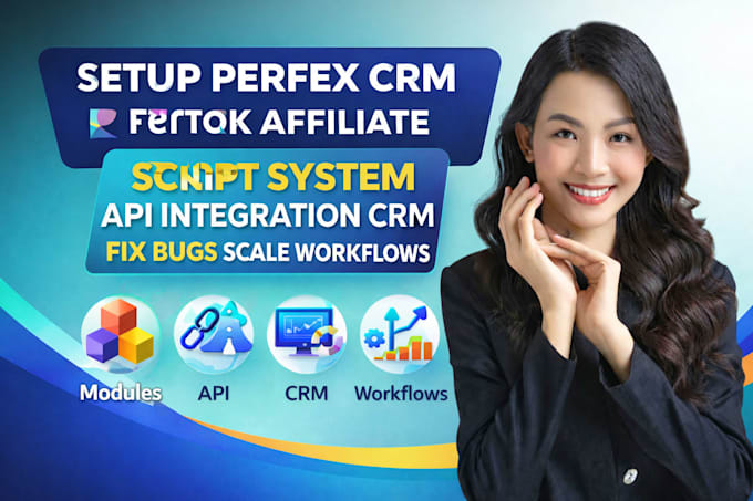 setup perfex CRM modules api integration CRM fix bugs scale workflows